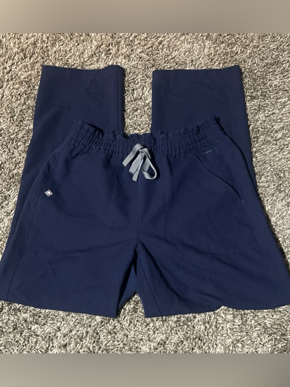 Figs Women Navy Scrub Pants